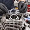 Carbon-Composite Cylinder Head Gasket Kit, Formed Center and Side Openings, Part 24 041 49-S for Engine Sealing Component Replacement