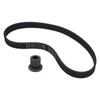 384?3 M?12 Rubber Drive Belt Timing Belt 16T 8mm Timing Pulley for Electric Scooter