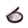Reusable Empty Single Black Circular Highlight Box Blush Shadow Powder Box With Mirror Aluminum Pan Inside Diameter 59Mm