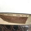 Salvatore Ferragamo Vara Ribbon Crocodile Leather Pumps Brown Size 6C (23.0cm) Italy Made(USED)