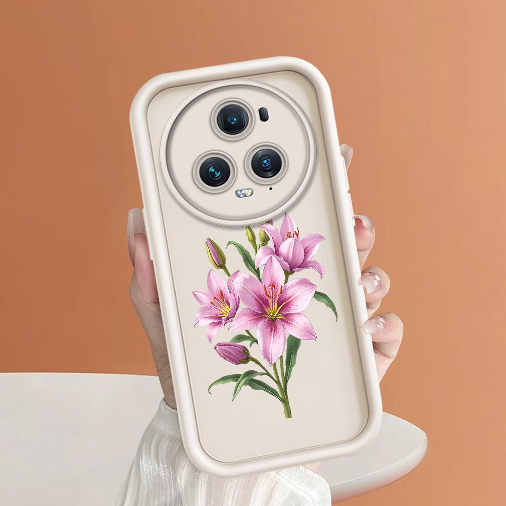 Soft Silicone Square Ladder Printing Pattern Phone Casing Full Cover Camera Shockproof Protection Rubber Case for Huawei Honor