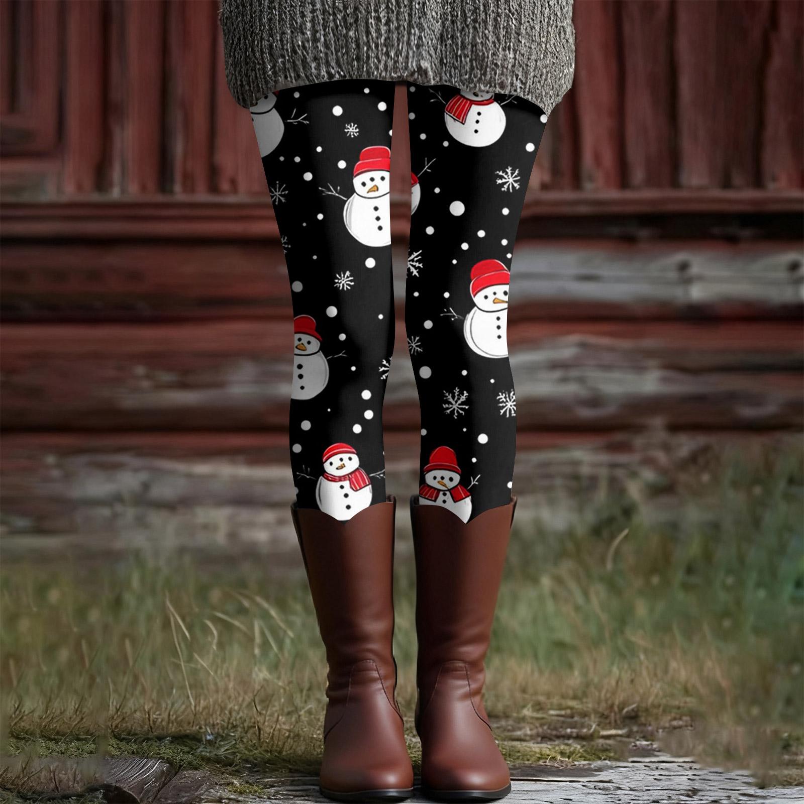 

Women s Casual Fashion Outdoor Halloween Printed Slim Elastic Yoga Pants Cropped Pants L чорний