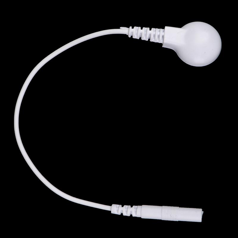5Pcs 3.5Mm Plug Massager Machine Adapter Tieline Short Cables Electrode Wires