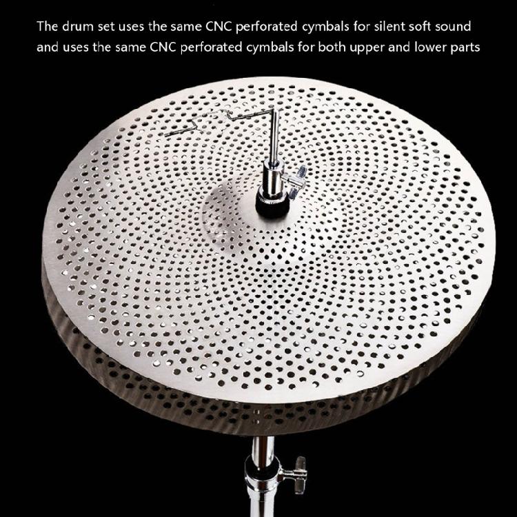 Authentic Sound Retention Quiet Cymbal Mutes Heavy Type Alloy Construction For Drummers Practice Gear