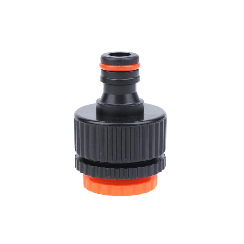 1/2" 3/4" 1 Inch Thread Quick Connector Garden Irrigation Hose Quick Coupling Plastic Watering Pipe Quick Connector Fittings