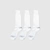 [3PACK] 1507 Basic High Supima Cotton Socks - Snow White