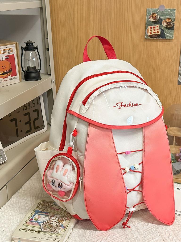 Schoolbag Mori Dopamine Drawstring Backpack School Bag Junior High School Student Travel Versatile Lightweight Large Capacity Backpack