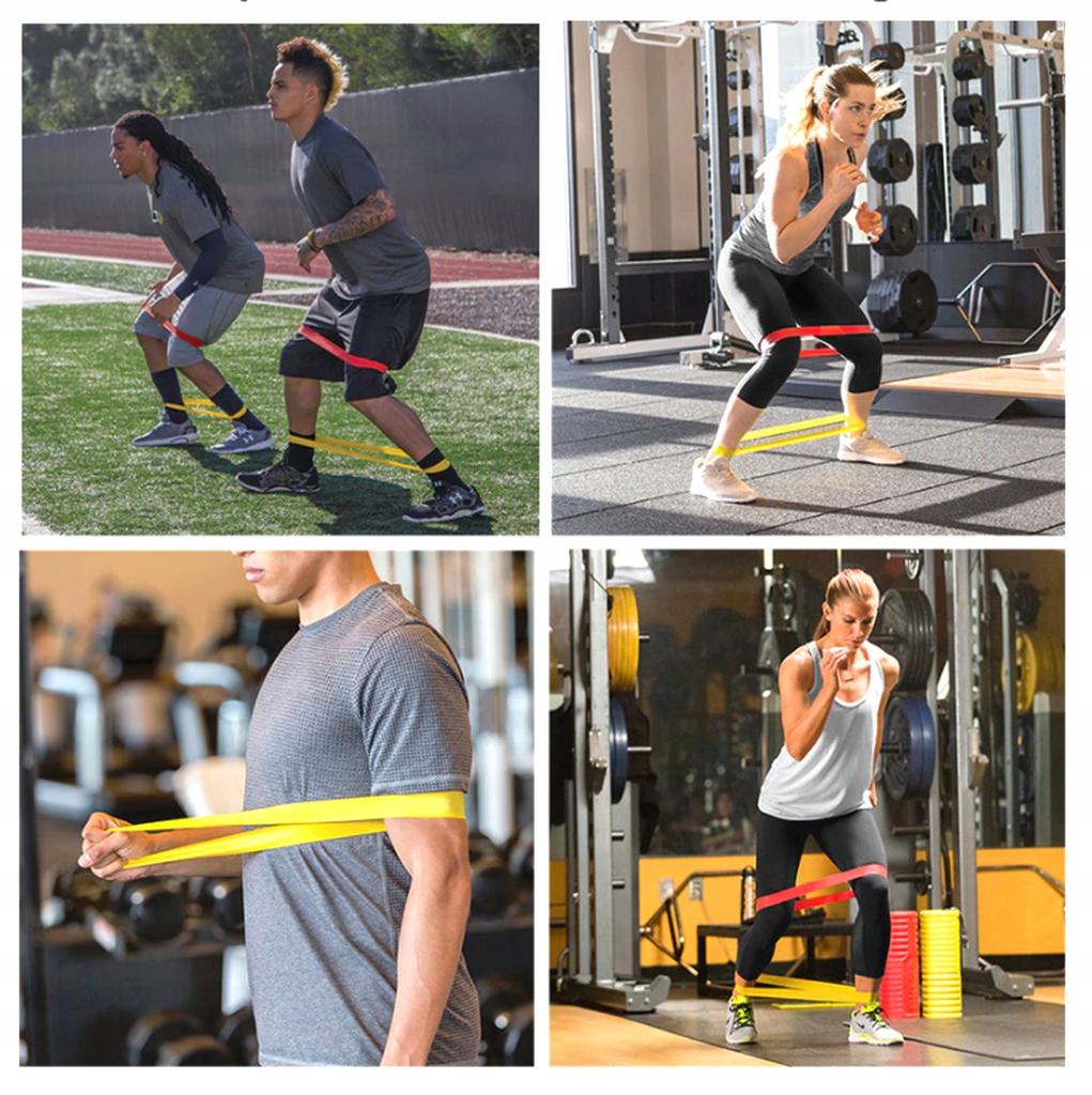 Resistance Bands Set of 4 Fitness Bands Power Band Training Bands