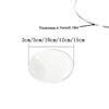 1-10 Pezzi Dischi Acrilici Trasparenti da 5-15 cm, Lastre Rotonde in Plexiglass Spesse 2-9.5 mm per Sottobicchieri Fai-da-te, Tovagliette e Progetti di Pittura