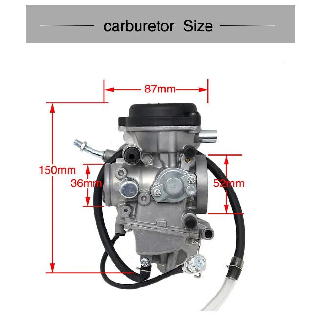 33mm PD33J Motorradvergaser ATV Motorvergaser für Yamaha KODIAK 450 Wolverine YFM350 YFM400 YFM450 4X4 350 für Kawasaki KFX400