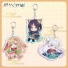 Anime Kosmische Prinzessin Kaguya Runami Yachiyo Sakayori Iroha Kaguya Cosplay Schlüsselanhänger Acryl Anhänger Schlüsselring Tasche Zubehör Requisiten