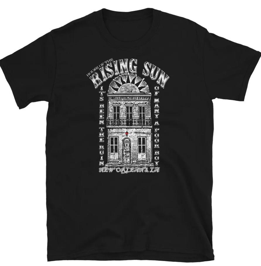 House of the Rising Sun New Orleans 1960s Animals T-shirt size S-5XL L