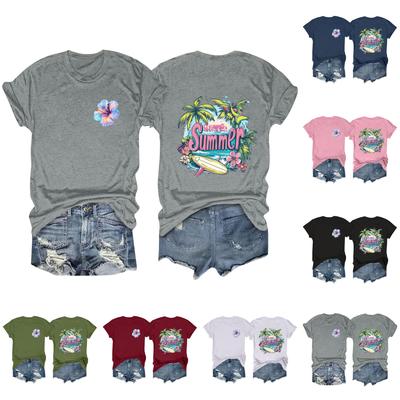 T Shirts Short Sleeve Tees For Women Fashion Tops Lightweight Soft Casual Summer Outfits Clothes