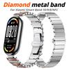 Mi Band 10 Strap For Xiaomi Band 10 9 8 Wristband For Mi Band 9 Stainless Steel Bracelet Stainless Steel Watch Band for Mi Band 8 Metal Straps