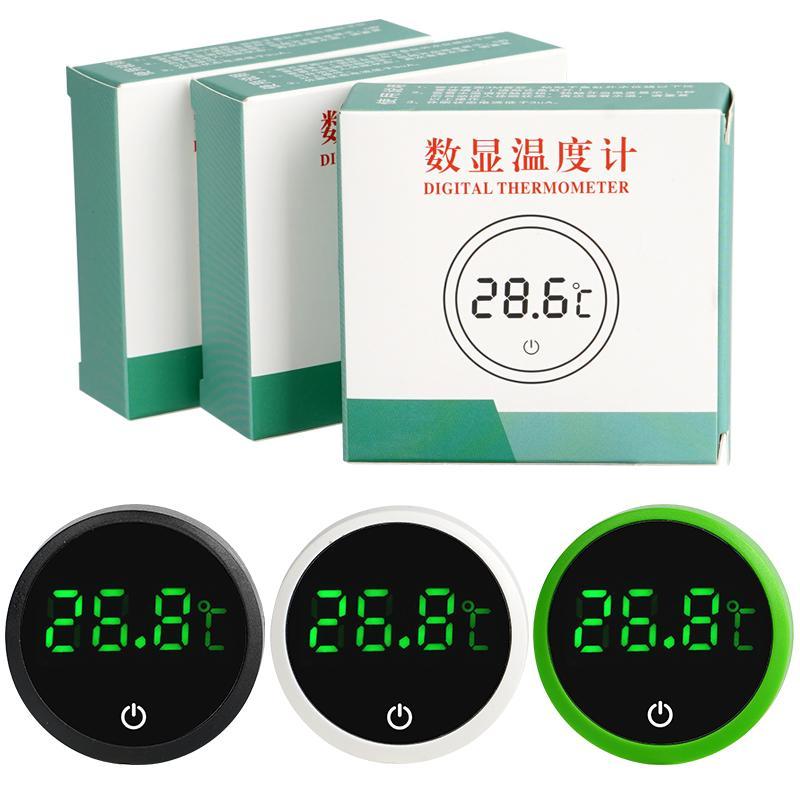 Neues Aquarium Selbstklebendes Thermometer LCD Digital Fischbecken Mini-Thermometer Großer Bildschirm Monitor Terrarium Temperaturmesser