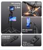 C12 Smart AI 360° Face Tracking Selfie Stick Gimbal, 1.8m Travel Vlog Aluminum Alloy.