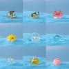 Adorable Resin Ocean Animal Figurines With Cute Cartoon Designs Including Whale Jellyfish Hermit Crab And More