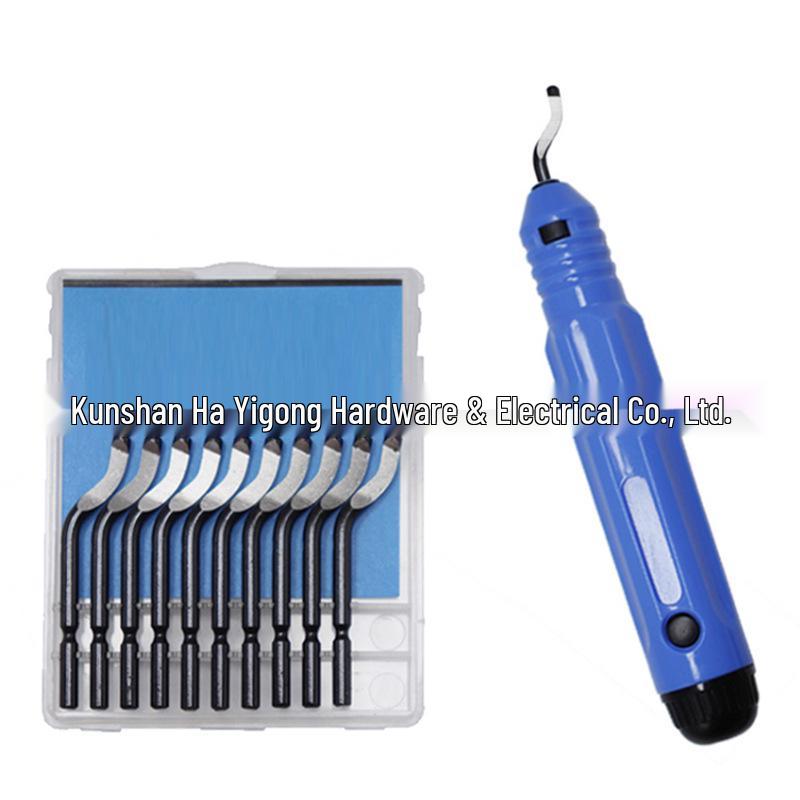 Deburring and Trimming Tool: NB1100 Trimmer with BS1010 Scraper and BK3010 Chamfering Blade