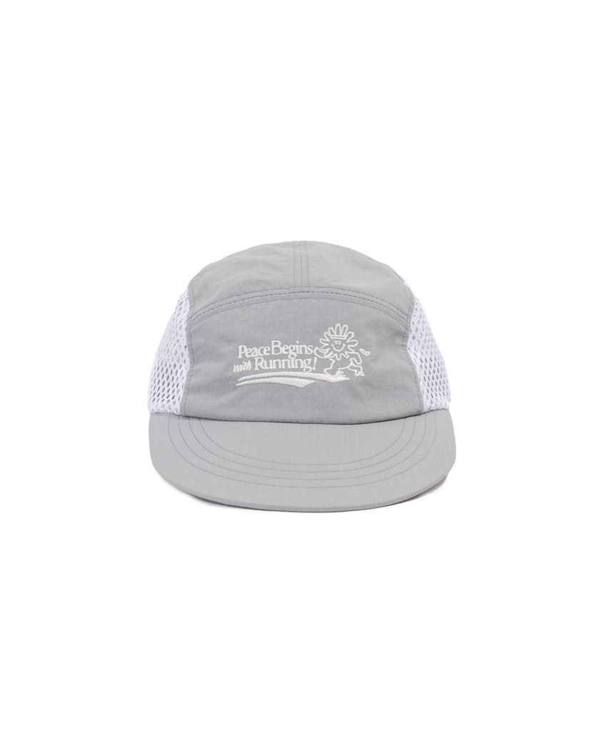 BIGWAVE COLLECTIVE Peace Runner'S Cap (Grey)