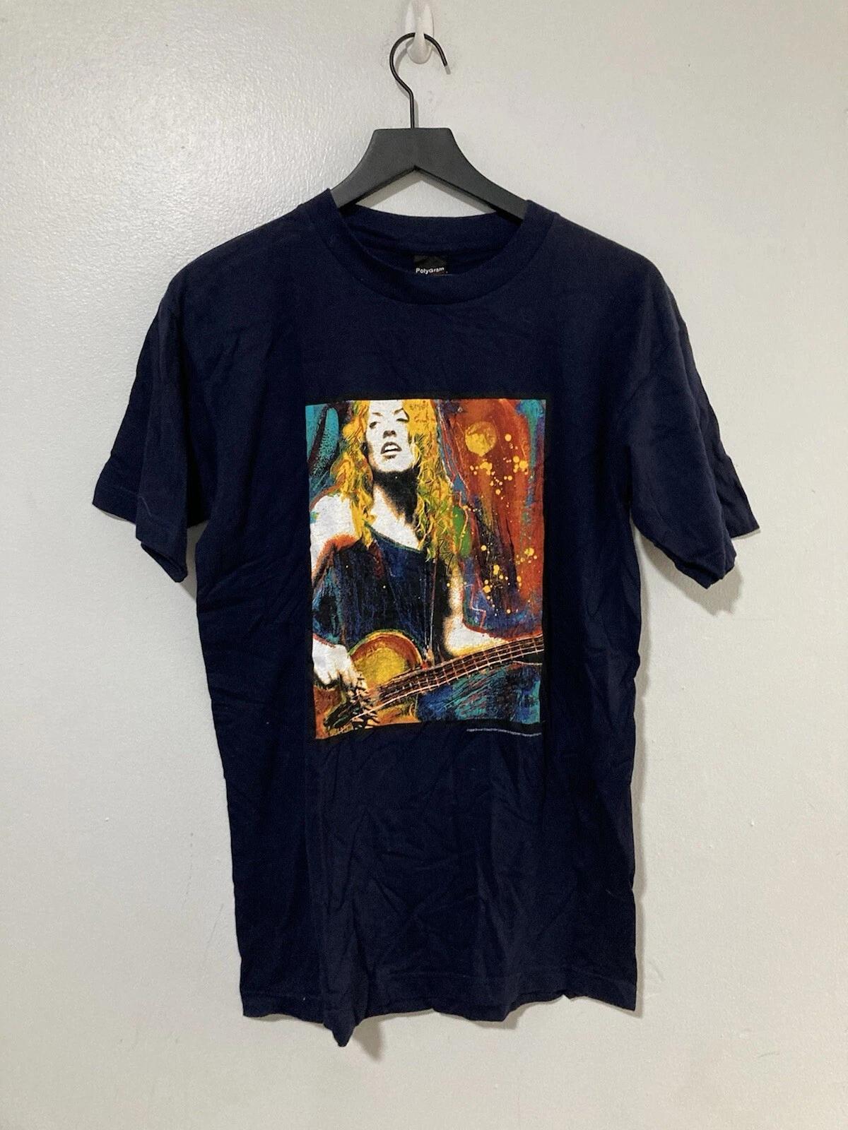 

Vintage Sheryl Crow Shirt Mens Medium Band 90s Blue Polygram Rock Folk Country S