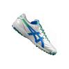 Asics C3 FF Round Toe Lace-Up TF (Rubber Studs) Hard Ground Artificial Grass Soccer Shoes Men Soccer Shoes White Blue 1113A032-108