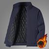 Men's Winter Plus Velvet Thickened Jacket for Ages 40-70