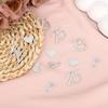 100pcs 25th Wedding Anniversary Confetti, Silver Glitter Table Scatter Decorations for 25th Anniversary Party Supplies