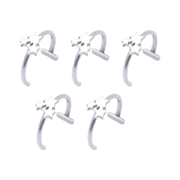Magnetic Imitation Lip Rings Stainless Steel Body Jewelry Without Piercing Comfortable Wear for Dances Party Supplies
