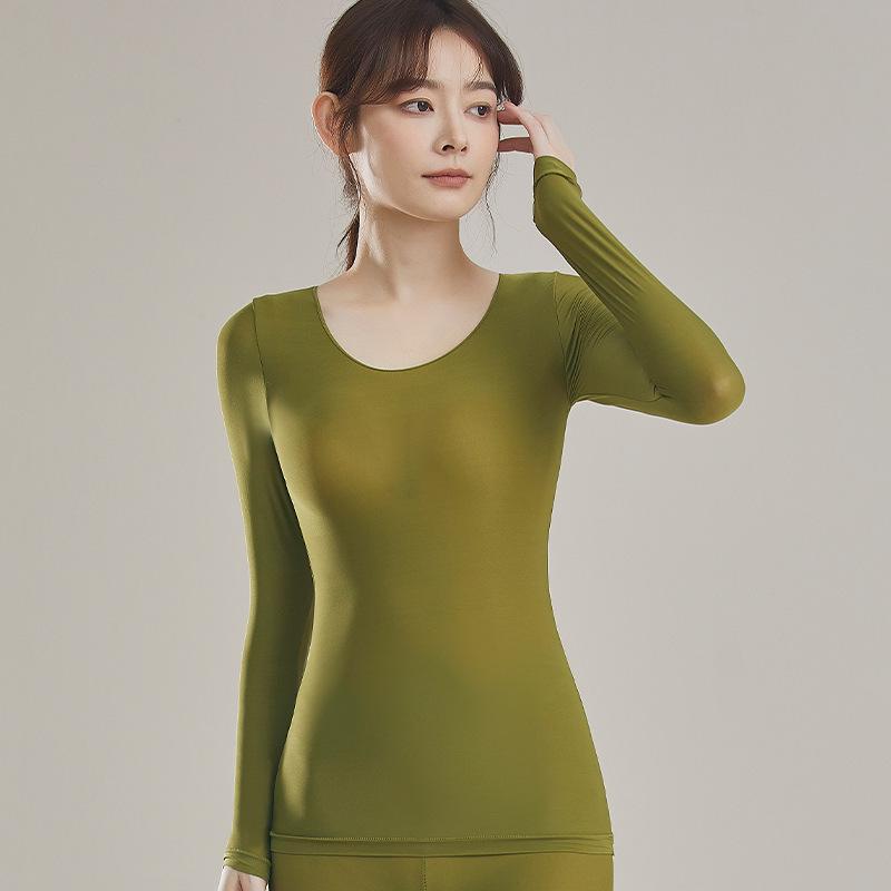Hyaluronic Acid Thermal Shirt: Ultra-Thin, Invisible Heating, High-Elastic Skin Care Undershirt for Autumn