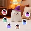 Halloween Wizard Rechargeable Silicone Night Light with Timer and Seven-Color Atmosphere