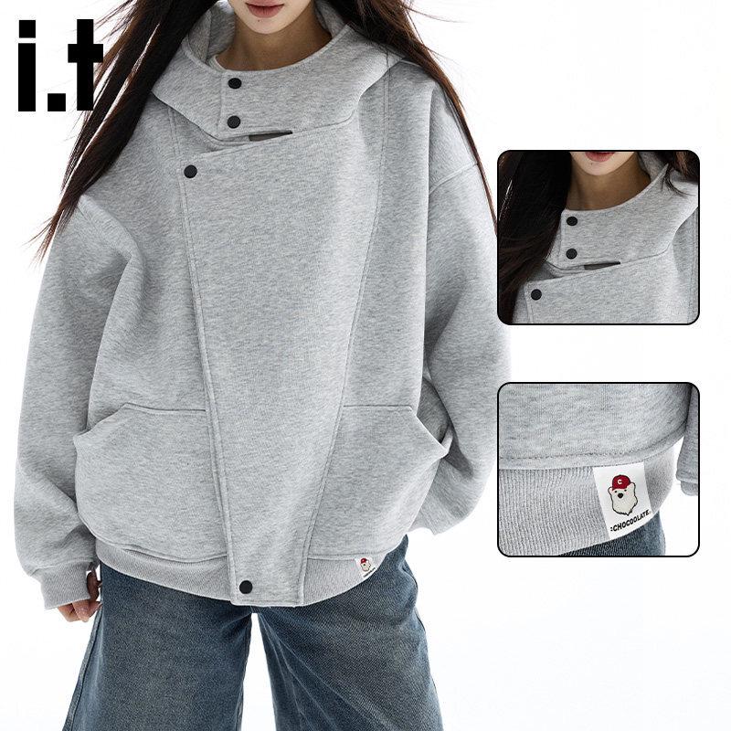 :Женская асимметричная толстовка с капюшоном CHOCOOLATEit Деконструированная 2XL