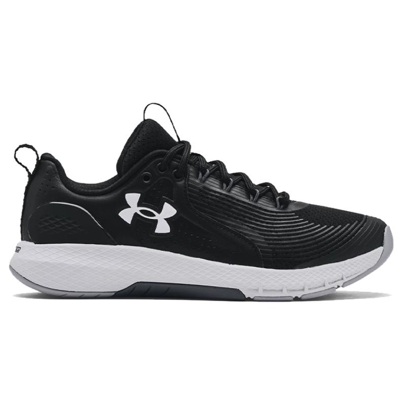 Under Armour Charged Commit Tr 3 'Black White' Sneakers 3023703-001