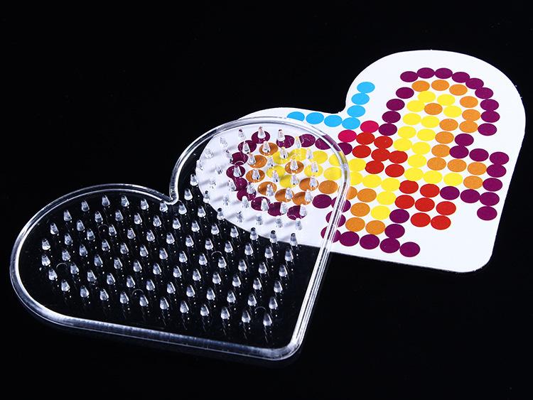 Non-Toxic Yant Jouet 5Mm Mini Pegboard Animal Dog Duck Transparent Template Board Diy Figure Material Board Hama Perler Beads For Children