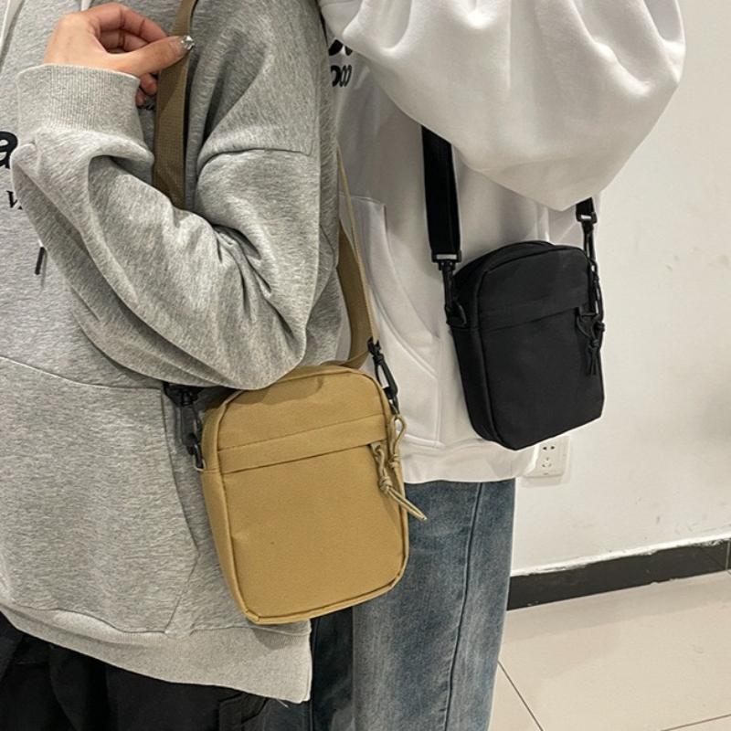 1Pc Boys Mori Small Satchel Ins Trendy Shoulder Bag Men's Sports and Leisure Small Backpack Women's Simple New Messenger Bag