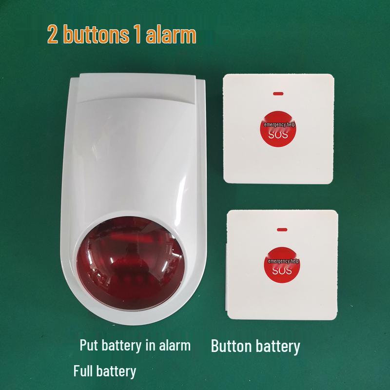 Cold Storage Wireless Alarm: One-Button Sound & Light Alerts for Preventing Door Closure and Freezer Emergency Rescues.