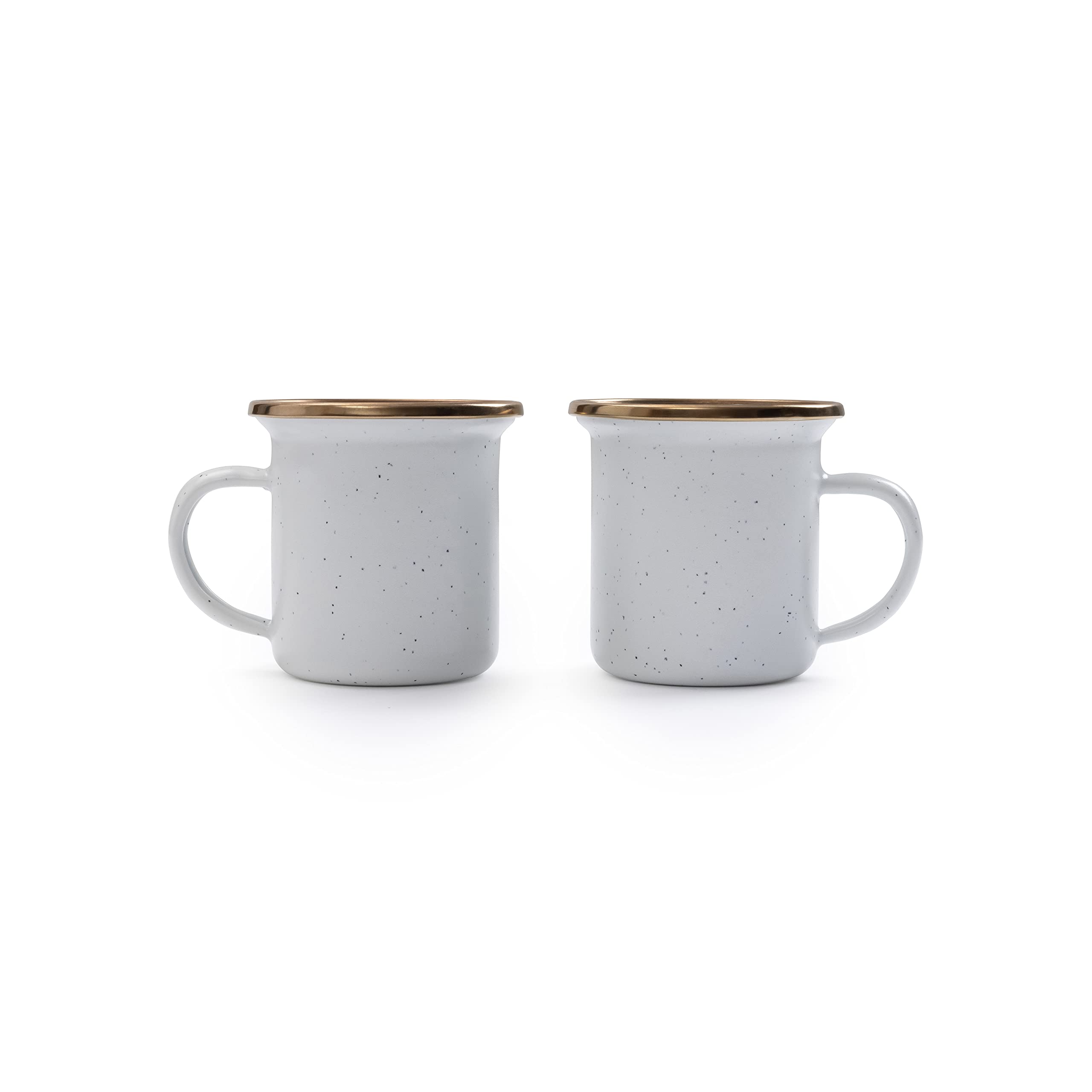 

Barebones Enamel Espresso Set of 20235035010000 Cups, 2, Eggshell, белый