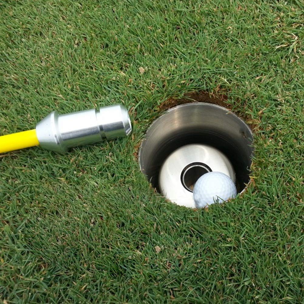 VGEBY1 Buca Verde da Golf Acciaio Inossidabile Ruggine Può Essere Usata Tazza Regalo Pratica Golf, Tazza, Acciaio, Durevole, Prova, Esterno/Interno/Cortile, Attrezzatura, Accessorio,