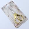 Portable Stainless Steel Scissors for Crafts, Thread Ends & Tea Ceremonies - Sharp Tip, Retro Design