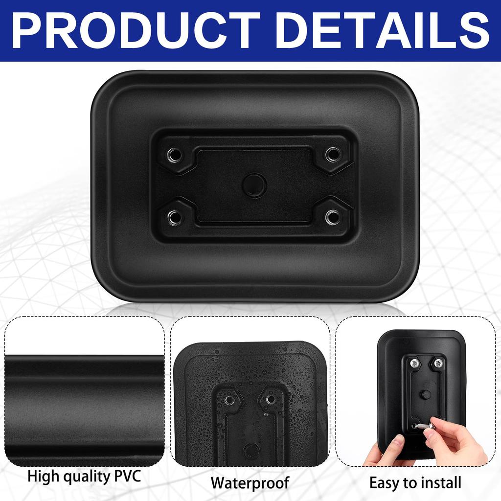2Pcs Inflatable Boats Fishing Rod Holder Fixed Base Kayaks Stand Pad Fish Finders Mount for Outdoor Sports Surfing