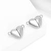 Magnetic Heart Clasp for Jewelry Making Stainless Steel Sturdy Fastening Solution Bracelet Necklace Gifts for Couples