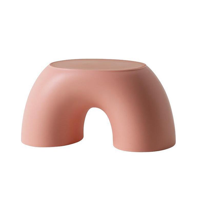 Stool Plastic Rainbow Shape Footstool Safety Kids Step Stool Seat For Living Room Indoor Furniture Children'S Stool Toy