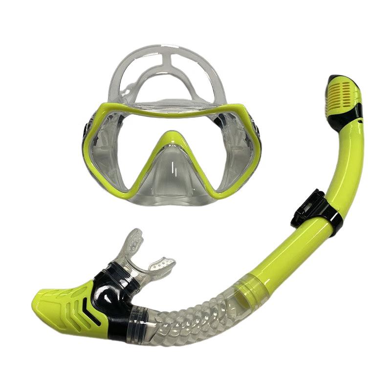 WEZHO Large Frame Diving Mask and Snorkel Set