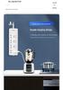 Delixi Multi-functional Power Strip with New National Standard Extension Cord for Household Use