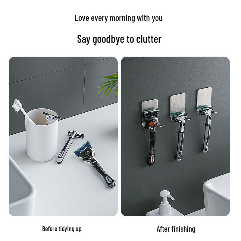 Stainless Steel Razor Stand and Holder for Manual Razors