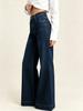 Women's Casual High Waist Wide Leg Flared Jeans
