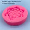 Silicone Lotus Shape Cake Mold Portable Non-stick DIY Home Fondant Chocolate Pudding Baking Mould Molding Tool