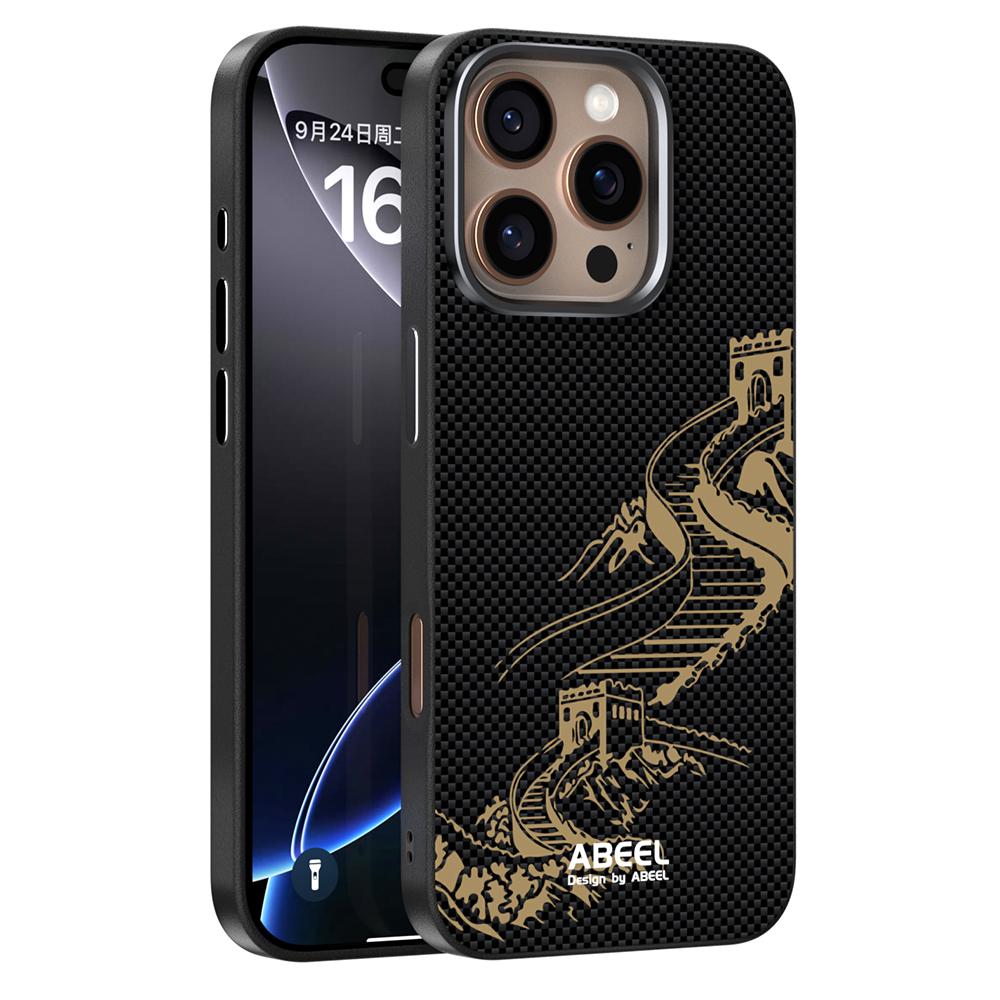 ABEEL For iPhone 16 Pro Max Case Compatible with MagSafe Ultra Slim PC TPU Phone Back Cover