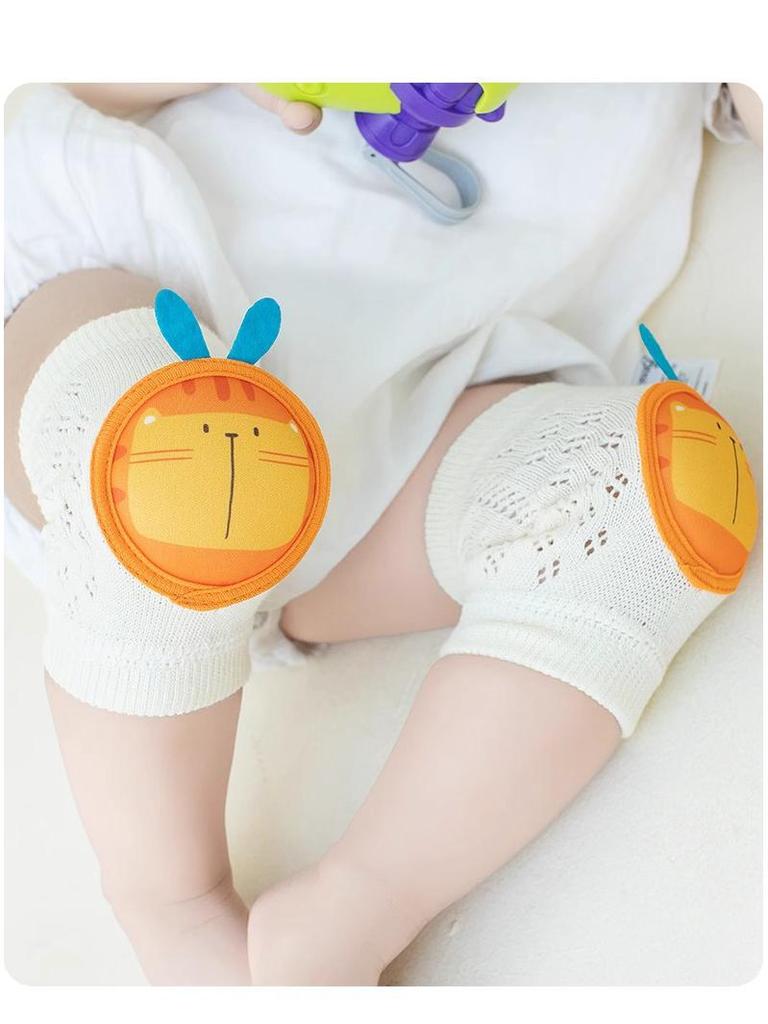 Summer Thin Baby Knee Pads for Crawling and Walking - Breathable Anti-Fall Protective Sleeves for Kids