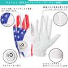 Golf Schaapsleer en Microvezel Stretch Regen en Zweet Inclusief Golf Marker Herenhandschoenen, 2-Pack, Leer, Stof, Zacht, Flexibel, Ademend,