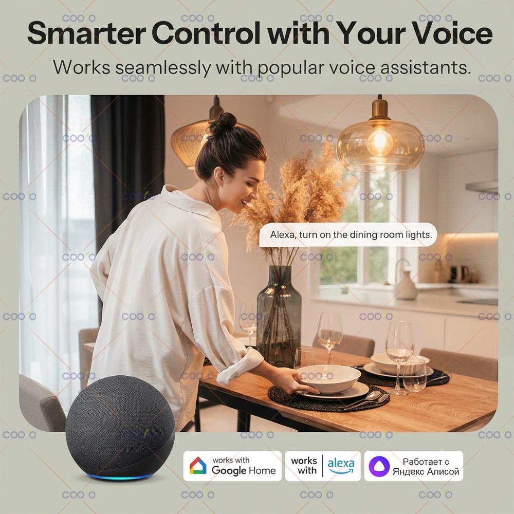 Tuya ZigBee 1 2 3-Gang Smart Switch Module DIY Light Relay Breaker Home Automation Work with Smart Life Alexa Google Home Yandex